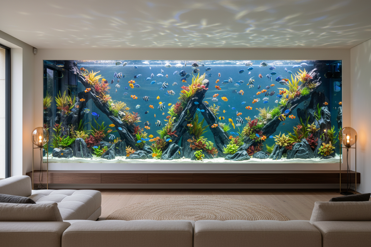 Aquarium Meets Art: Designing a Living Pane That Elevates Your Home Decor