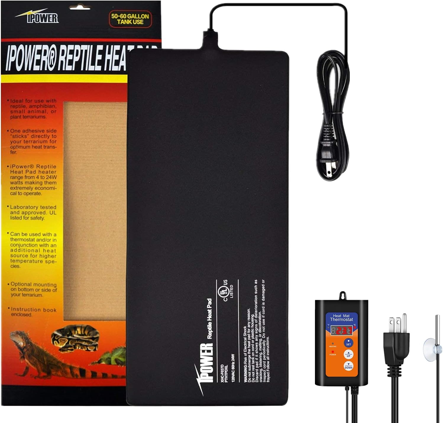 Terrarium Heat Lamps & Mats