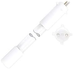 Technical Precision 41W Ultraviolet Germicidal Lamp Replacement for Aquafine 17491 / 17491LM UV Lamp Sterilizer for Water Treatment Facilities - Single Ended Bi-Pin Winged Base - Clear Finish