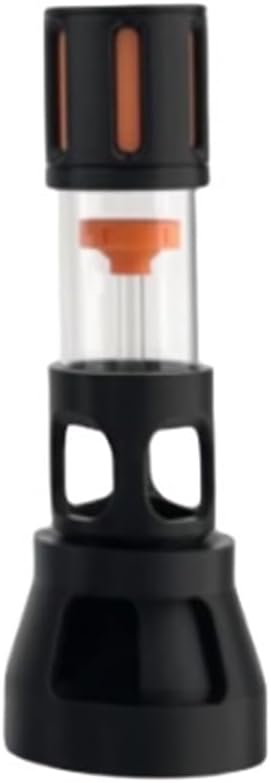 Fish Tank Silencer, H-Shaped Anti-Overflow Filter, Plastic Brush Spiral Filter, Fish Tank Accessory(Black,40mm)