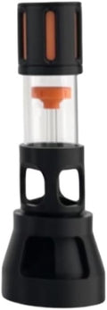 Fish Tank Silencer, H-Shaped Anti-Overflow Filter, Plastic Brush Spiral Filter, Fish Tank Accessory(Black,40mm)