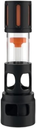 Fish Tank Silencer, H-Shaped Anti-Overflow Filter, Plastic Brush Spiral Filter, Fish Tank Accessory(Black,32mm)