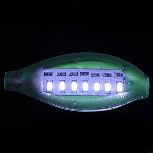 Aquarium Mini USB Lamp Tortoise Fish Aquarium Clip On Leaf Light for Aquatic Plant Growing with US Plug( Light-Green)