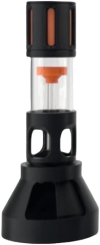 Fish Tank Silencer, H-Shaped Anti-Overflow Filter, Plastic Brush Spiral Filter, Fish Tank Accessory(Black,50mm)
