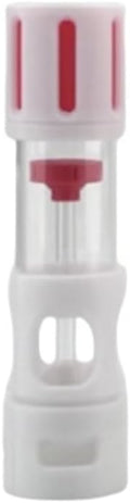 Fish Tank Silencer, H-Shaped Anti-Overflow Filter, Plastic Brush Spiral Filter, Fish Tank Accessory(Clear,25mm)