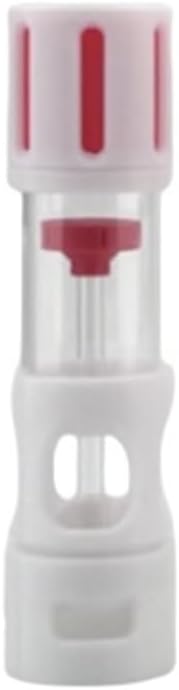 Fish Tank Silencer, H-Shaped Anti-Overflow Filter, Plastic Brush Spiral Filter, Fish Tank Accessory(Clear,25mm)