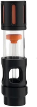 Fish Tank Silencer, H-Shaped Anti-Overflow Filter, Plastic Brush Spiral Filter, Fish Tank Accessory(Black,20mm)