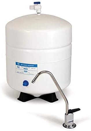 100 GPD - 6 Stage Dual Outlet Use (Drinking & 0 PPM Aquarium Reef/Deionization) Reverse Osmosis Water System (RO/DI) + Permeate Pump