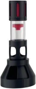 Fish Tank Silencer, H-Shaped Anti-Overflow Filter, Plastic Brush Spiral Filter, Fish Tank Accessory(Red,50mm)