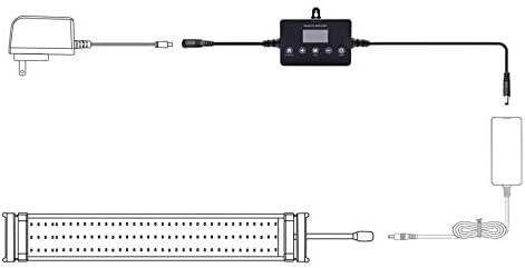 KZKR Aquarium Light Timer LED Dimmer Lighting Controller Adjustment Universal