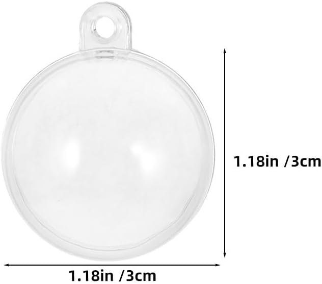 Mipcase Aquarium Floating Decorations 10pcs Abs 3cm Round Bubble Ornaments for Fish Tank and Home Decor