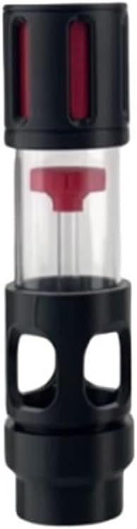 Fish Tank Silencer, H-Shaped Anti-Overflow Filter, Plastic Brush Spiral Filter, Fish Tank Accessory(Red,20mm)