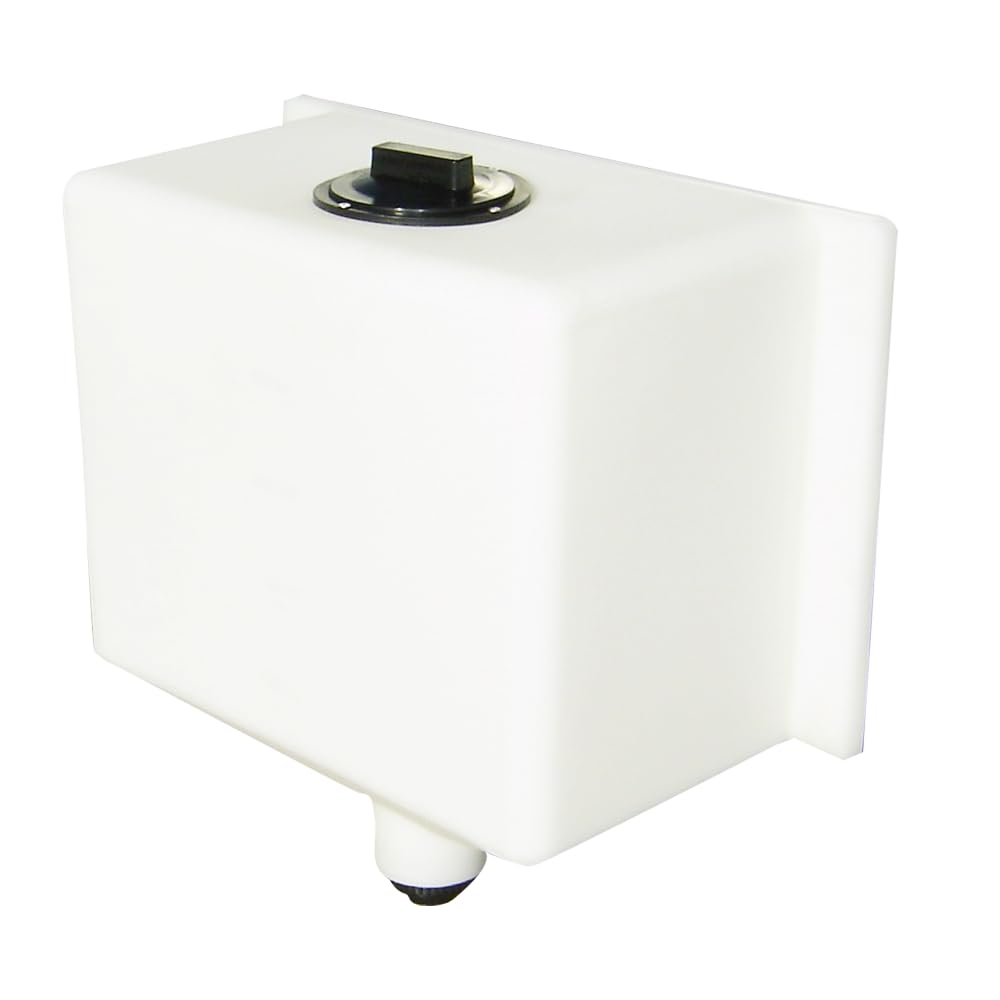 Dunmiers DCB20 20 Gallon Rectangular Cone Bottom Water Tank, Fluid, Liquid Storage Tank for Pressure Washing, Auto Detailing, Roof Cleaning, Window Washing, Agriculture, Farming, and More