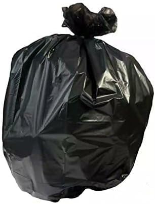 RESILIA Tall 15 Gallon Trash Bags - Black 20 Bags/Roll, 1 Mil, 0.001 Inch Thick, 24x33 inches (WxH), MADE IN USA