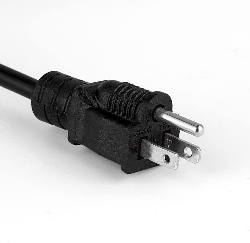 2-Pack 8ft Extension Cord Outdoor 16 AWG Heavy Duty Power Cord 3 Prong SJTW, NEMA 5-15P to NEMA 5-15R, Power Cable for Indoor and Outdoor Use, ETL Listed