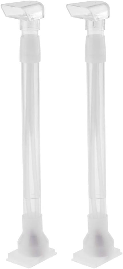 homozy 2 Pcs Undergravel Filter – Aquarium Filter Plate System Fish Tank Pond Water Tube