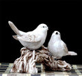 A&H NextGen StoreElegant White Bird Pair Statue - Decorative Bird & Animal Showpiece for Home Decor & Gifts- White