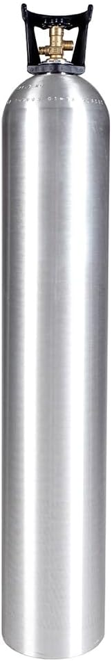 New 50 lb Aluminum CO2 Cylinder with CGA320 Valve
