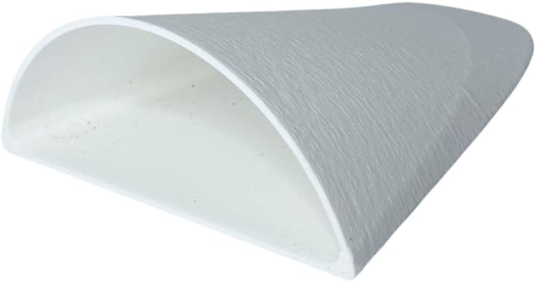 REEFSHAPE Aquarium or Terrarium Pocket Cave | Minimalist Shelter Cave for Fish, Shrimp, Reptiles, Amphibians, & More! | Made in USA (Pocket Cave, White)