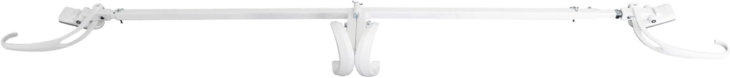 VILLAGE LIGHTING COMPANY [Front Door Garland Hanger] - Adjustable to Different Door Widths | Heavy-Duty Cast Iron | Decorative Christmas Decor | No Nails, Screws, or Damage