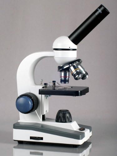 AmScope M150C-E1 40X-1000X LED Coarse & Fine Focusing Science Student Microscope with Single Lens Condenser and 3MP USB Digital Camera for Photos and Videos