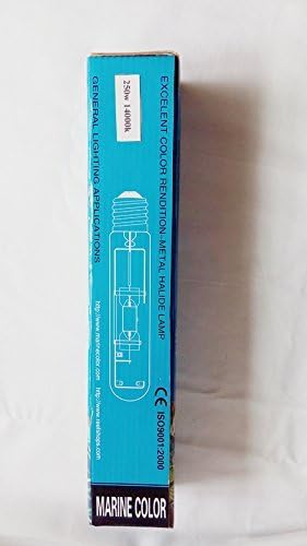 Marine Color Brand 250w 20,000k Hqi Single Ended E40 Socket Metal Halide Bulbs