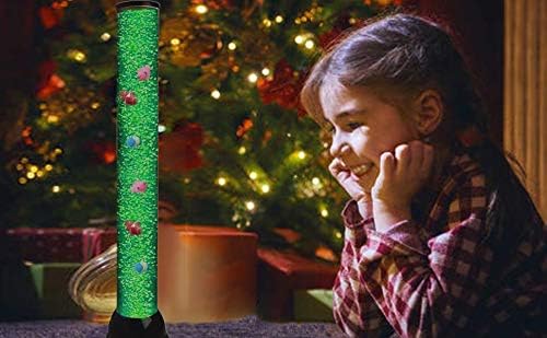 Lightahead Extra Large 32 Inches LED Fantasy Bubble Fish Tube Fake Aquarium with 7 Color Light Effects. The Ultimate Sensory Lamp.