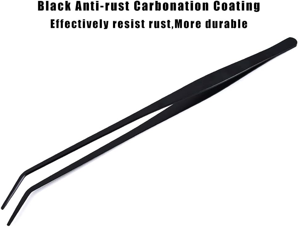 Snake Feeding Tongs, 2Pcs Ball Python Tweezers fit Leopard Gecko, Snakes, Lizards, Rose Hair Tarantula, Chameleon, Jumping Spider