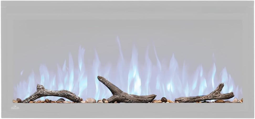 Driftwood Log Kit with Rocks for Entice™ 50 - NEF-DRAK50 - Realistic Driftwood Logs, Natural Looking Rocks, Easy Customization of Entice Electric Fireplace