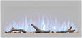 Driftwood Log Kit with Rocks for Entice™ 50 - NEF-DRAK50 - Realistic Driftwood Logs, Natural Looking Rocks, Easy Customization of Entice Electric Fireplace