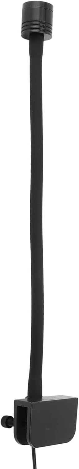 SUNGOOYUE Fish Tank Light with ClampHolder, Space Saving LED Clamp, Aquarium Light for Small Tanks, USB Power Supply for Optimal Lighting (Neutral Light)