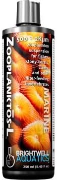 Brightwell Aquatics Zooplanktos L - Zooplankton Suspension for Fishes, Stony Corals, Clams, and Other Filter-Feeders