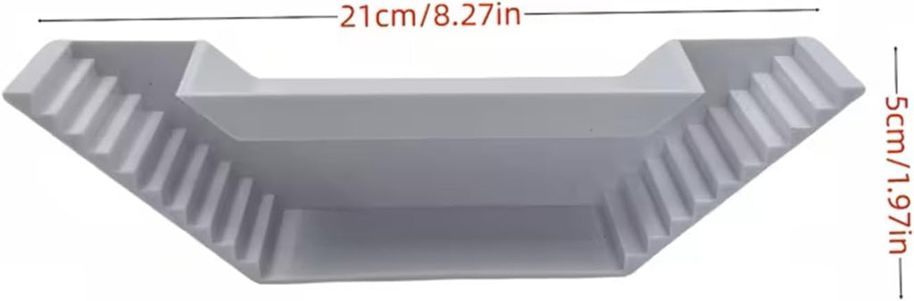 Aquarium Underground Tunnel Cave with Ladder Viewing Fish Shrimp Under Gravel Tunnel Fish Tank Decor Decoration Hideout (White)