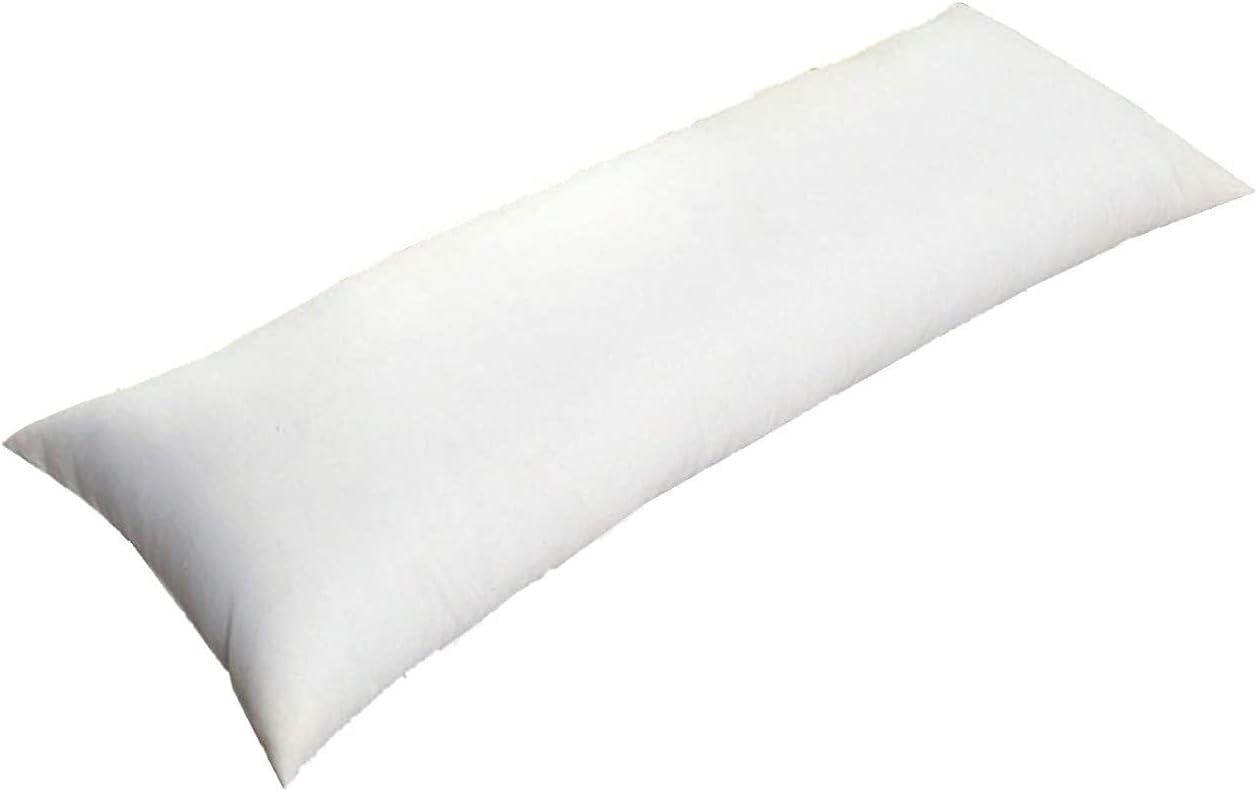 MoonRest® 20x48 Inch Synthetic Down Alternative Rectangle Pillow Insert Form Stuffer for Sofa Shams, Decorative Throw Pillow, Cushion and Bed Pillow Stuffing - Hypoallergenic 20“X 48”