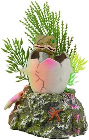 Aquarium Dinosaur Thematic Decorations Fish Tank Dinosaur Egg Oxygen Action Air Bubble Crafts for Aquarium,Fish Tank Ornaments