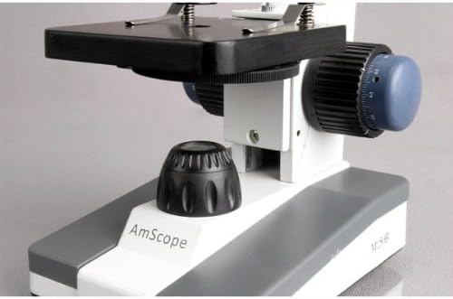 AmScope M150C-E1 40X-1000X LED Coarse & Fine Focusing Science Student Microscope with Single Lens Condenser and 3MP USB Digital Camera for Photos and Videos