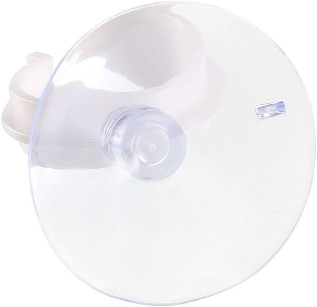 uxcell Aquarium Suction Cup Clips Airline Tube Holders Clamps for Fish Tank Clear 24mm 12Pcs