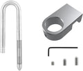 DONGKER Aquarium Lily Pipe,Stainless Steel Surface Skimmer Strainer Tube 360° Rotation with Fixing Bracket for Aquarium Tank
