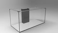 120-3H Gallon Starfire Aquariums with Center Overflow 48x24x24 H 12mm Starfire/Low Iron Glass