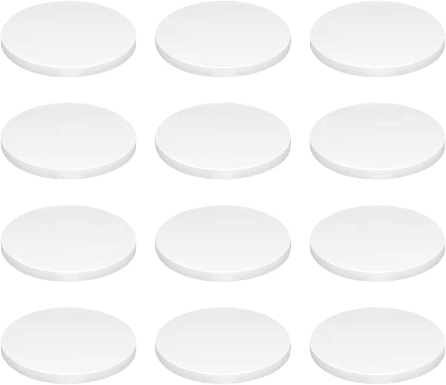 Ceramic White Coralline Coral frag Plugs Coral frag Base Round/Big Size Round/Hexagon (round70mm12pcs)