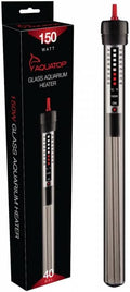 Aquatop 150W Aquarium Submersible Glass Heater – Fully Submersible for Fish Tanks Up to 40 Gallons, 68-93F Adjustable Temperature Range, Fresh & Saltwater Use, Aquarium Heaters, GH-150