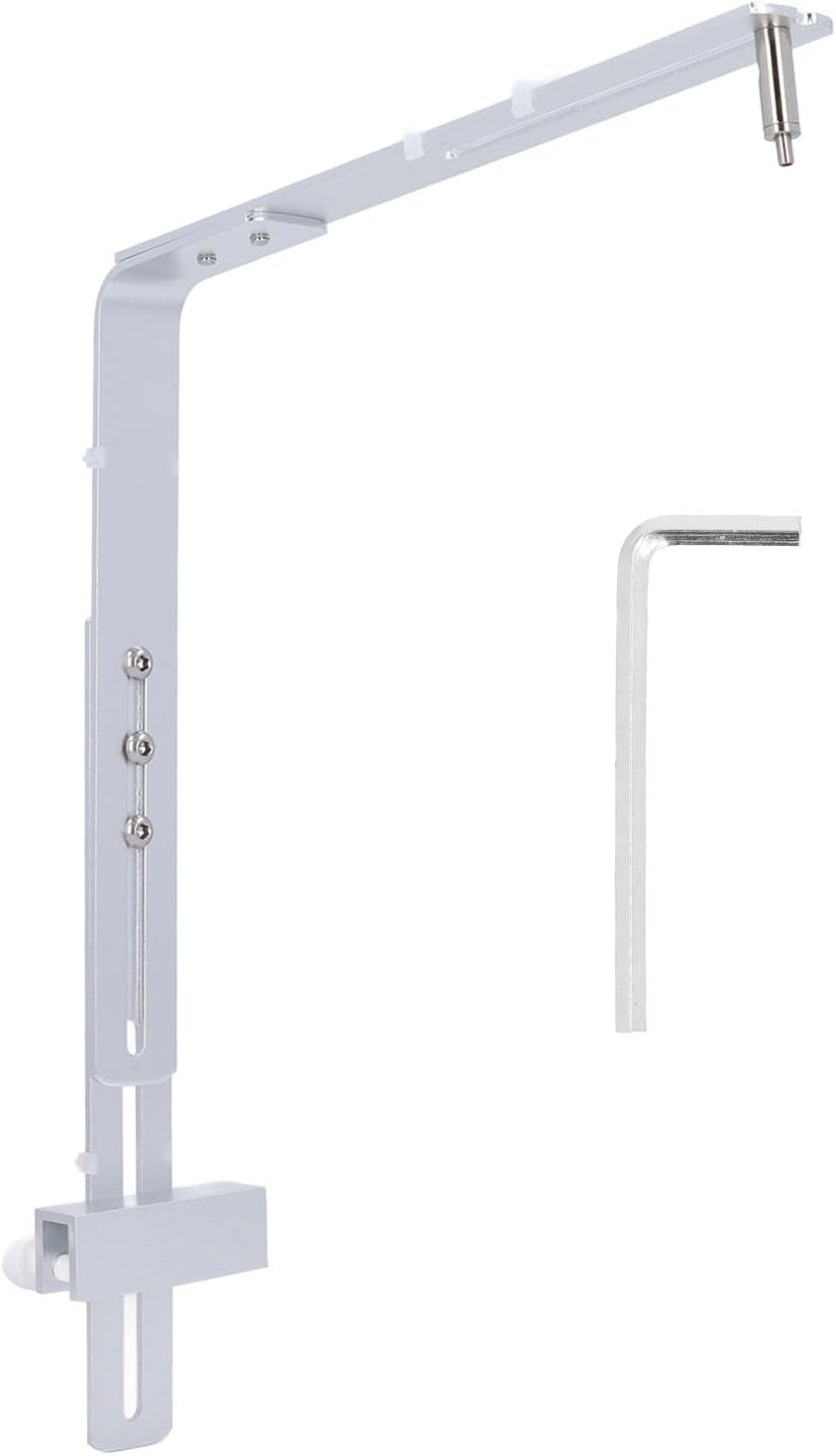 Yunir Aluminum Alloy Aquarium Light Holder, LED Fish Tank Light Bracket, Silver, Modern Wall Mount, 12.2 x 3.5 x 1.96 Inches