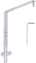 Aquarium Light Bracket, Aluminum Alloy Professional Adjustable Height Fish Light Stand Kit for Hanging Lamp with Easy Installation and Versatile Usage (Silver)