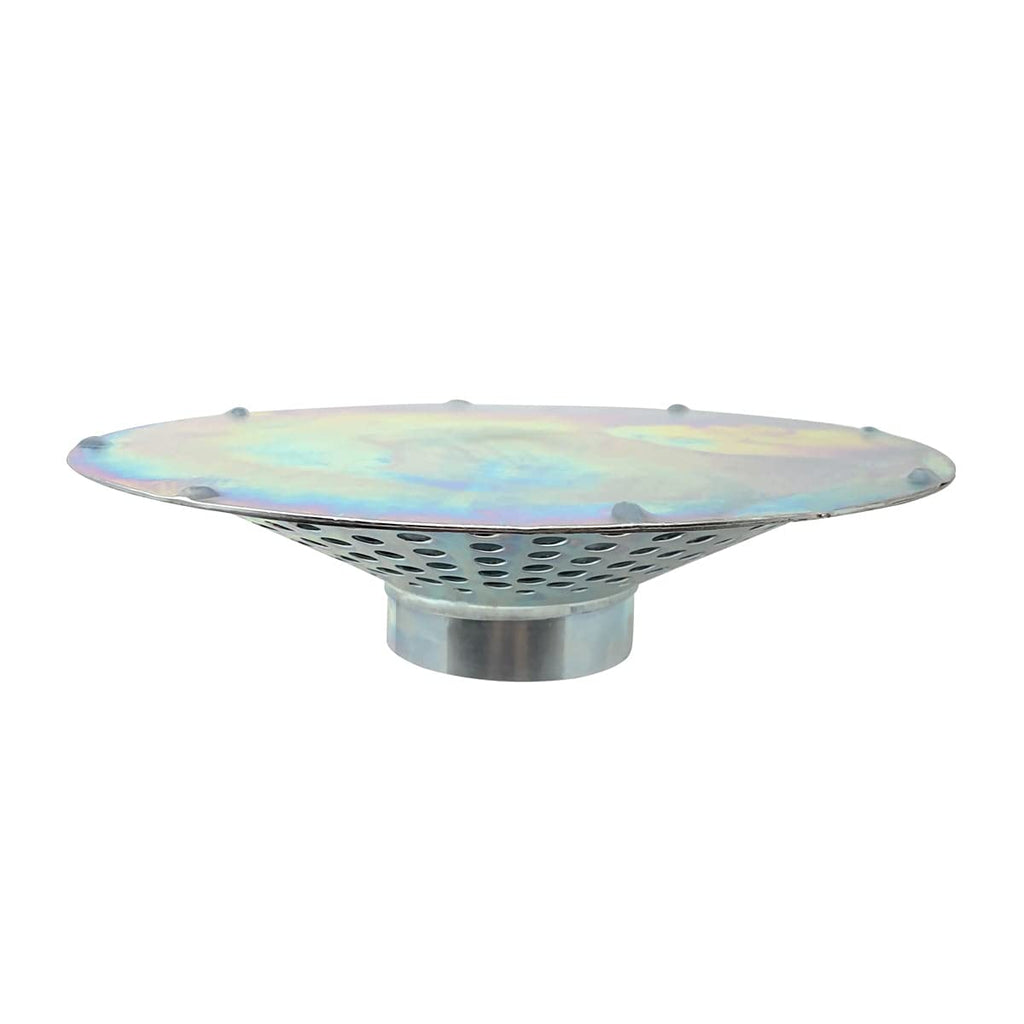 Gloxco 3" Skimmer Suction Strainer, Top Hole, Zinc Plated Steel (STR-SKTH300)