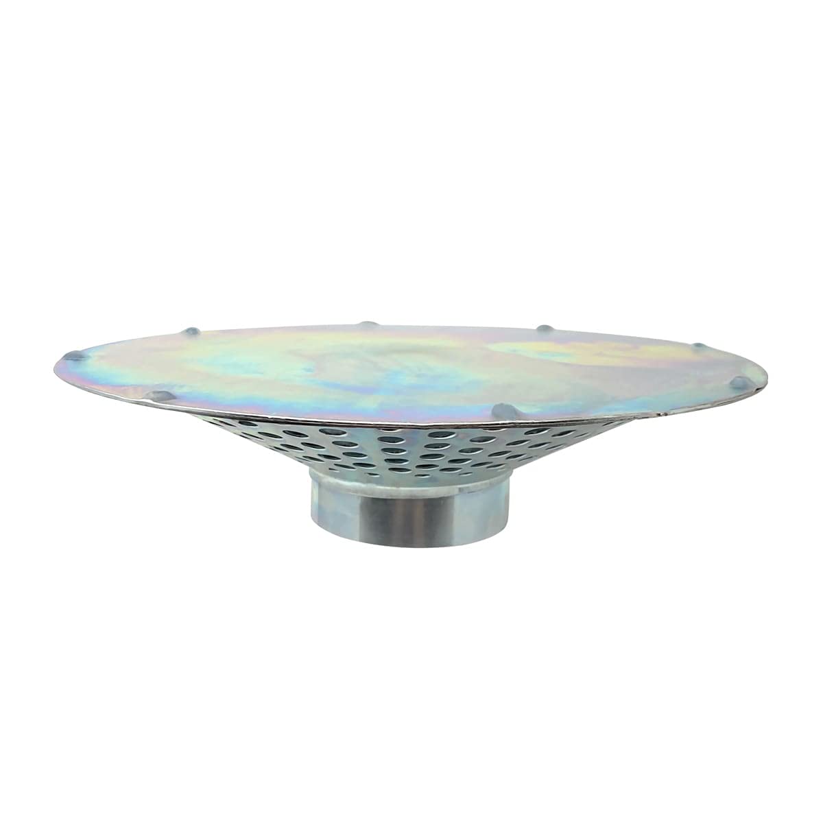Gloxco 3" Skimmer Suction Strainer, Top Hole, Zinc Plated Steel (STR-SKTH300)