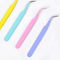 4 Pcs Curved Craft Tweezers, Multipurpose Tweezers for Intricate Projects, Scrapbooking, Cardmaking, Stickers, etc.
