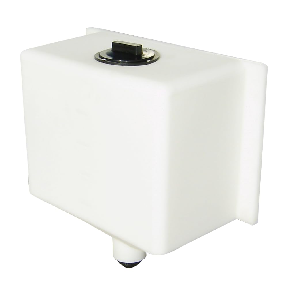 Dunmiers DCB15 15 Gallon Rectangular Cone Bottom Water Tank, Fluid, Liquid Storage Tank for Pressure Washing, Auto Detailing, Roof Cleaning, Window Washing, Agriculture, Farming, and More