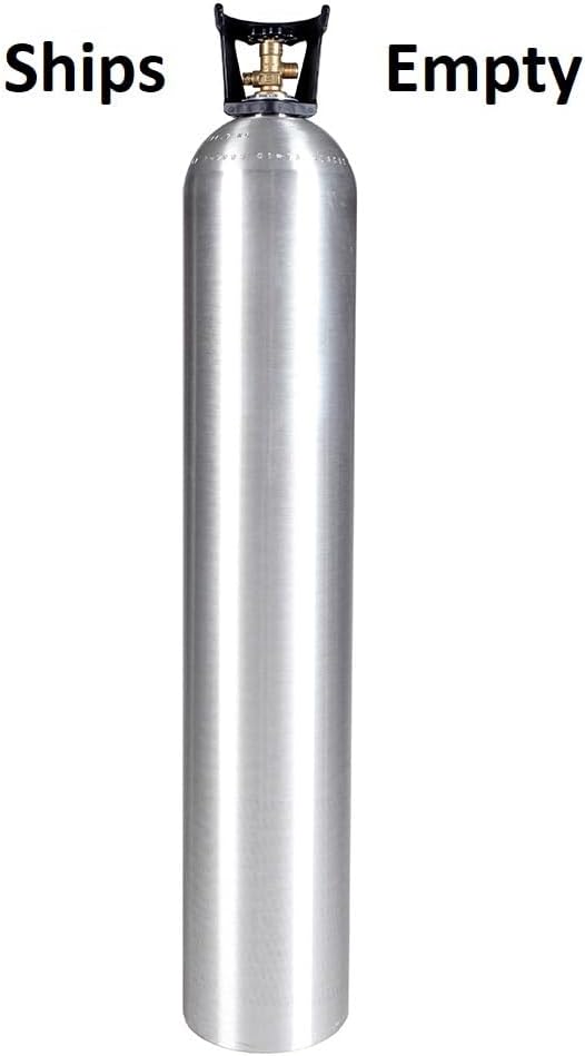 New 50 lb Aluminum CO2 Cylinder with CGA320 Valve