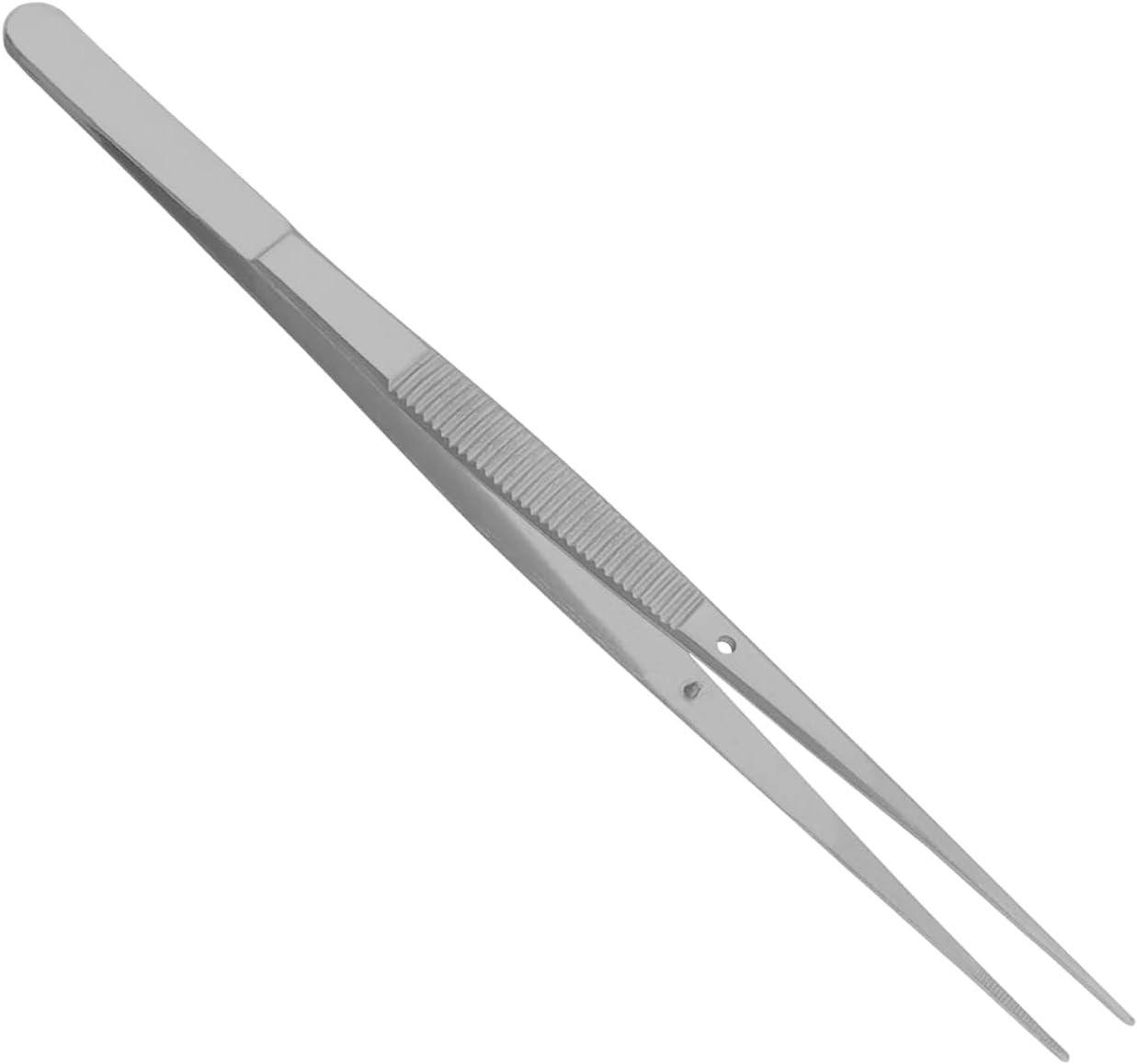 Fine Point - Micro Tweezers Forceps - Splinter Remover Pliers College Cotton Pliers Stainless Steel (Straight 6")