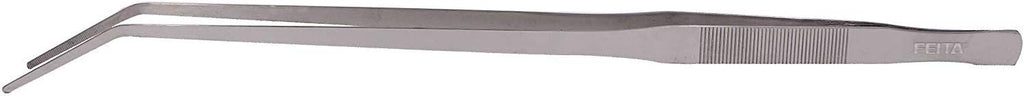 Extra Long Tweezers 18.9 Inch - FEITA Stainless Steel Curved Tip Tweezer Tongs for Aquarium Fish Tank Plants